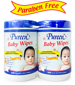 Baby Wipes 2 x 200s (Jar)